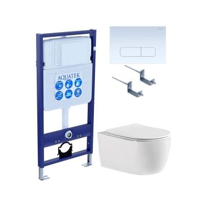 Комплект унитаза с инсталляцией Aquatek Set Aquatek ...