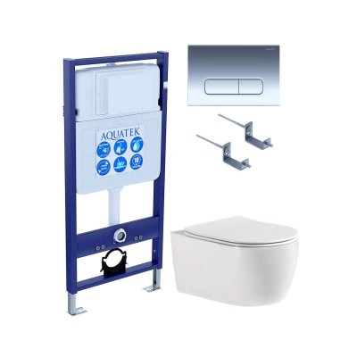 Комплект унитаза с инсталляцией Aquatek Set Aquatek ...