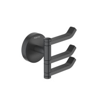 Крючок тройной Aquatek, матовый черный AQ4...