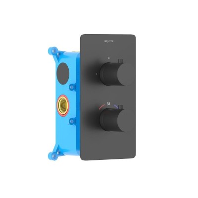 Термостатический смеситель для ванны (внешняя и скры...