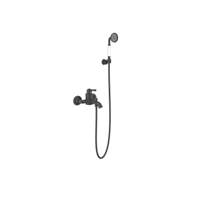 Смеситель для ванны с душевым набором Aquatek, матов...