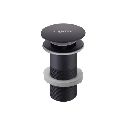Донный клапан Aquatek AQ6000MB click-clack Черный ма...