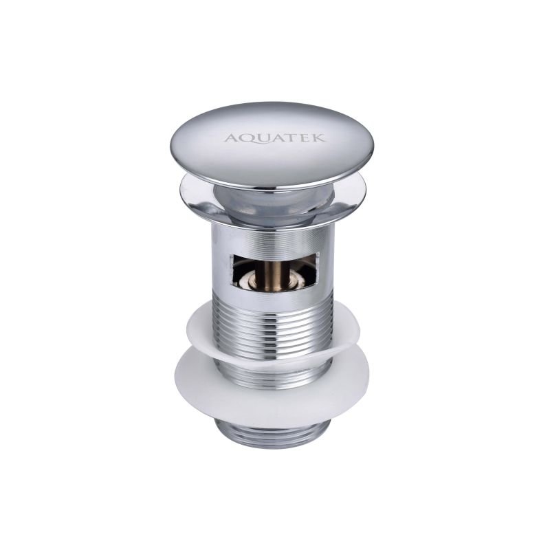 Донный клапан Aquatek AQ6001CR click-clack Хром Донный клапан Aquatek AQ6001CR click-clack Хром