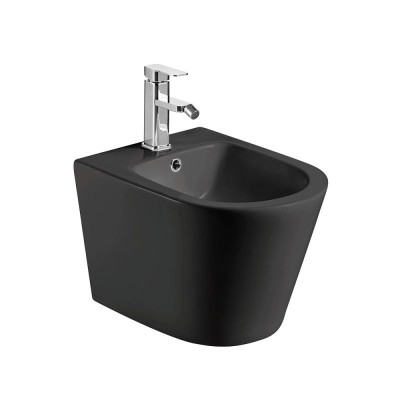 Биде AQUAme AQM2101MB подвесное Черное матовое