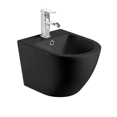 Биде AQUAme AQM2102MB подвесное Черное матовое