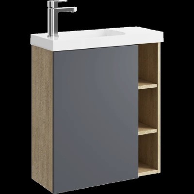 Тумба под раковину Aqwella Alba ALB0106LDD+ALB0706GR...