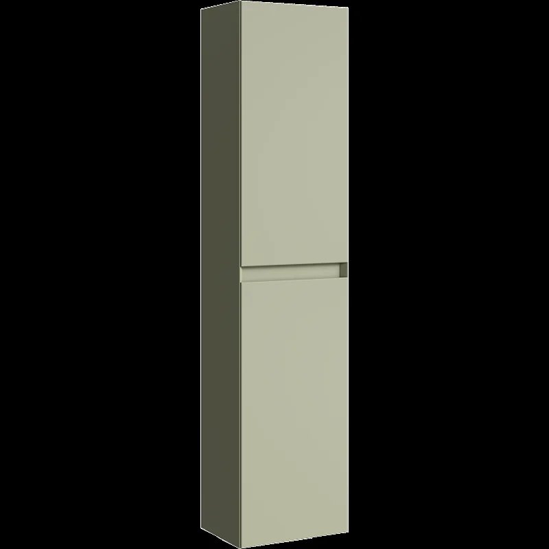 Подвесной пенал Aqwella Geometria 150x35см с двумя дверьми в цвете шалфей зеленый Подвесной пенал Aqwella Geometria 150x35см с двумя дверьми в цвете шалфей зеленый