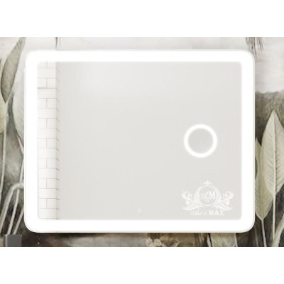 Зеркало с подсветкой и линзой Art & Max "La...