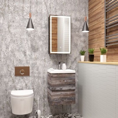 Зеркало-шкаф с подсветкой ART&MAX TECHNO AM-Tec-...