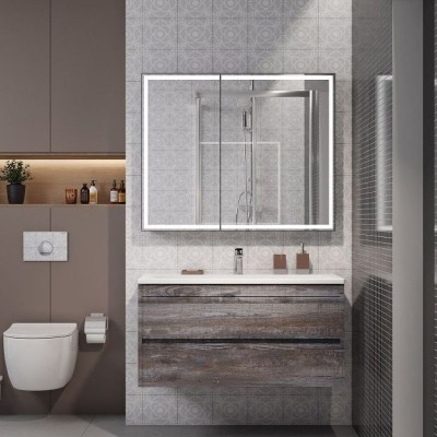 Зеркало-шкаф с подсветкой ART&MAX TECHNO AM-Tec-...