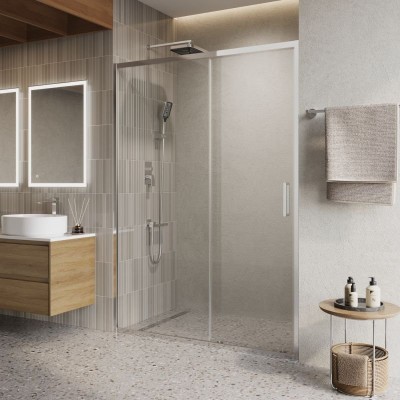 Душевая дверь BelBagno LUCE-BF-1-140-C-Cr