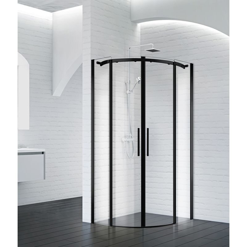 Душевой уголок BelBagno ACQUA-R-2-90-C-NERO Душевой уголок BelBagno ACQUA-R-2-90-C-NERO