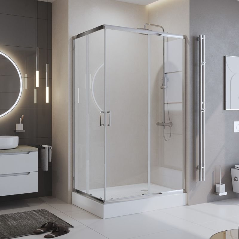 Душевой уголок BelBagno UNO-195-AH-2-120/100-C-Cr Душевой уголок BelBagno UNO-195-AH-2-120/100-C-Cr