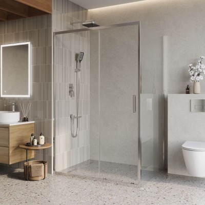Душевой уголок BelBagno LUCE-AH-1-130/100-C-Cr