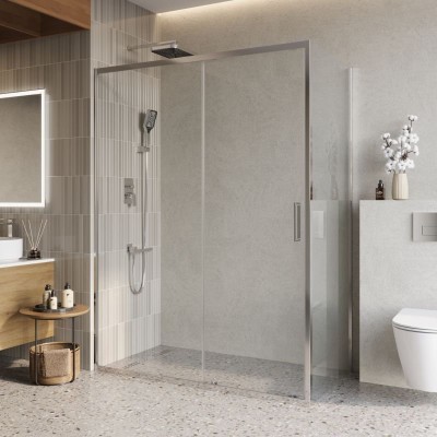 Душевой уголок BelBagno LUCE-AH-1-150/80-C-Cr