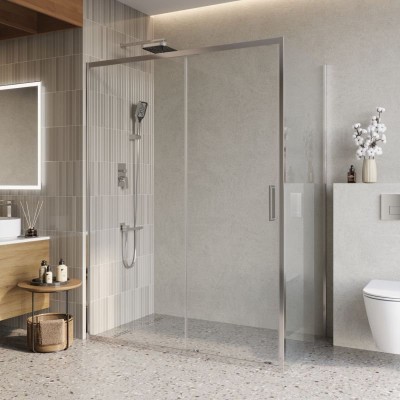 Душевой уголок BelBagno LUCE-AH-1-150/90-C-Cr