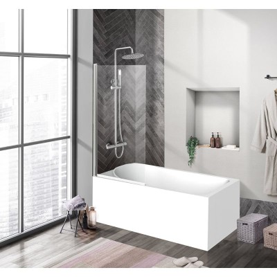 Душевая шторка на ванну BelBagno UNO-V-1-70/150-C-Cr