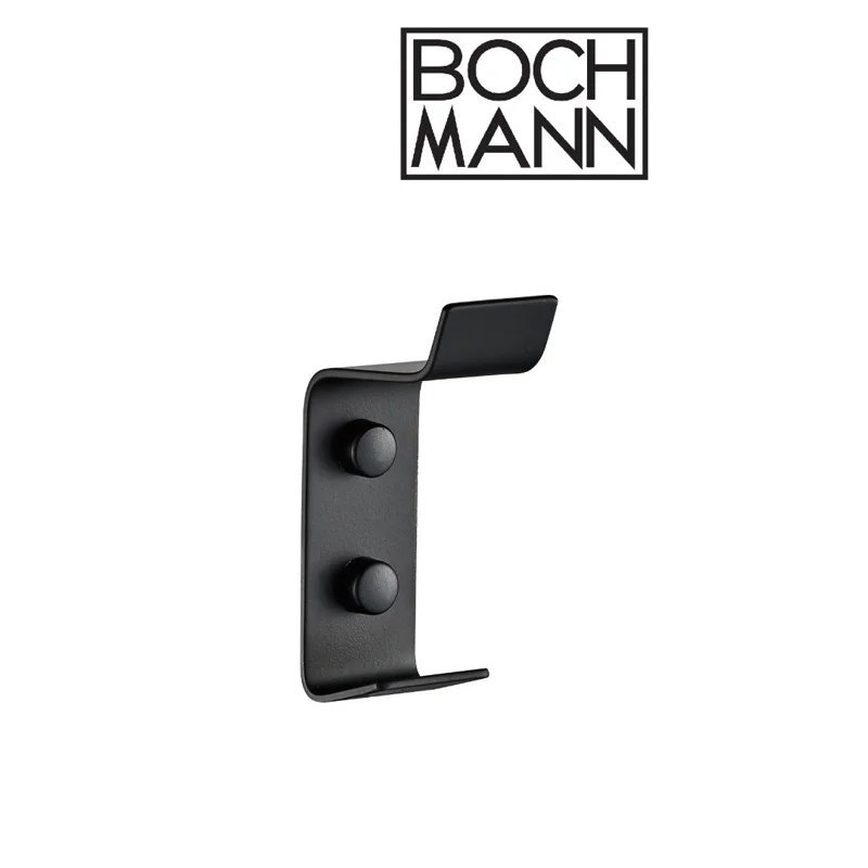 Крючок настенный CR-D01-08MB из нержавеющей стали BOCH MANN, цвет черный Крючок настенный CR-D01-08MB из нержавеющей стали BOCH MANN, цвет черный