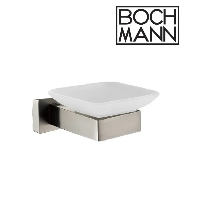 Мыльница CR-F25-H04 стеклянная с держателем из нержавеющей стали BOCH MANN, цвет нержавеющая сталь Мыльница CR-F25-H04 стеклянная с держателем из нержавеющей стали BOCH MANN, цвет нержавеющая сталь