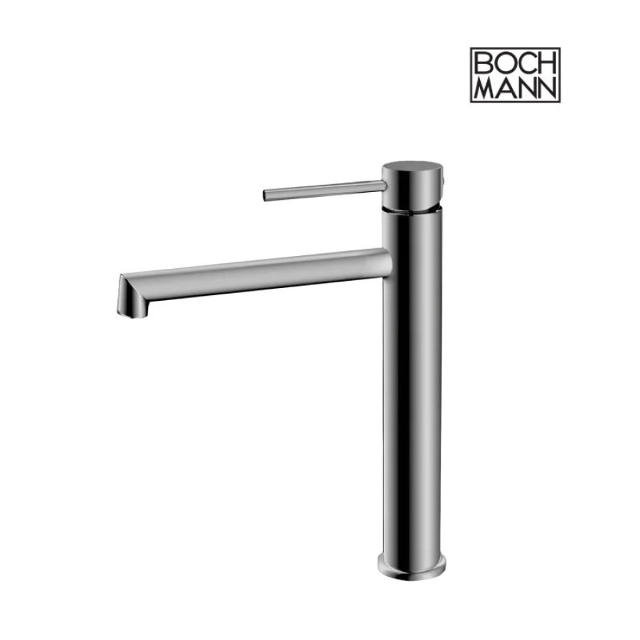 Смеситель STELLA BN из нержавеющей стали BOCH MANN для раковины, цвет матовый никель BM10437
