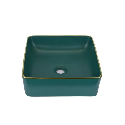 Раковина чаша Bronze de Luxe Golden Meadow 1063, зел...
