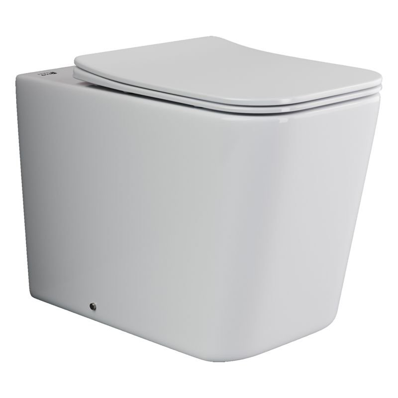 Унитаз приставной Ceramicanova Cubic Rimless CN1809 с микролифтом, безободковый Унитаз приставной Ceramicanova Cubic Rimless CN1809 с микролифтом, безободковый