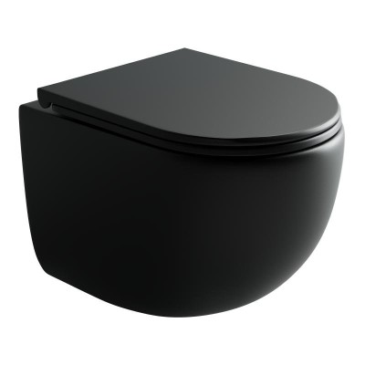 Унитаз подвесной Ceramicanova UP Rimless CN4007MB че...