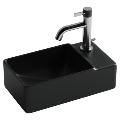 Рукомойник Ceramicanova Element CN5045MB R черная ма...