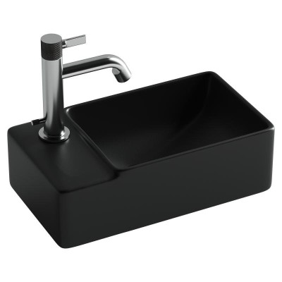 Рукомойник Ceramicanova Element CN5046MB L черная ма...