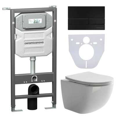 Комплект унитаза с инсталляцией Ceramicanova Forma C...