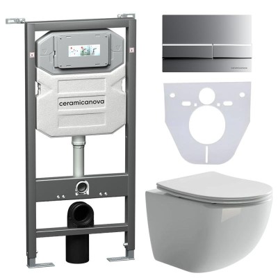 Комплект унитаза с инсталляцией Ceramicanova Forma C...