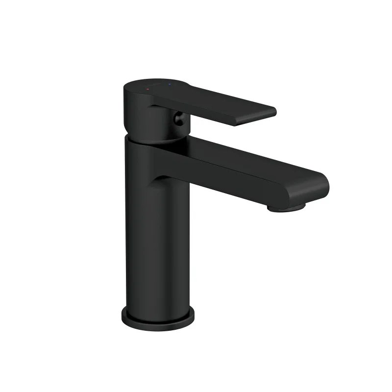 Смеситель для раковины Cersanit Brasko Black 63107 Черный матовый Смеситель для раковины Cersanit Brasko Black 63107 Черный матовый