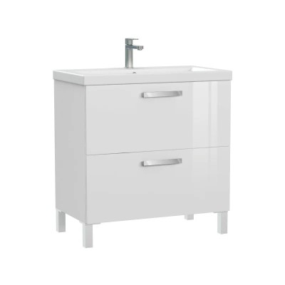 Тумба с раковиной Cersanit Melar 80 64763 Белая