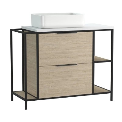 Тумба под раковину Cersanit Bosquet 63013 дуб