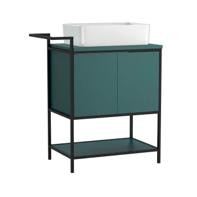 Тумба под раковину Cersanit Botanique 80 63014 зеленый