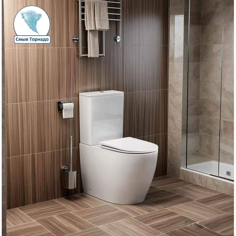 Унитаз VINCE Tornado напольный безободковый Ceruttispa CT10373 (630х350х795) Ceruttispa Унитаз VINCE Tornado напольный безободковый Ceruttispa CT10373 (630х350х795) Ceruttispa