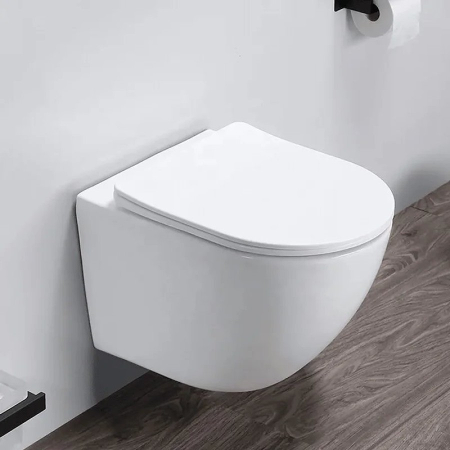 Унитаз SELLA  Aria подвесной безободковый Cerutti SPA CT7183 (490х360х325)