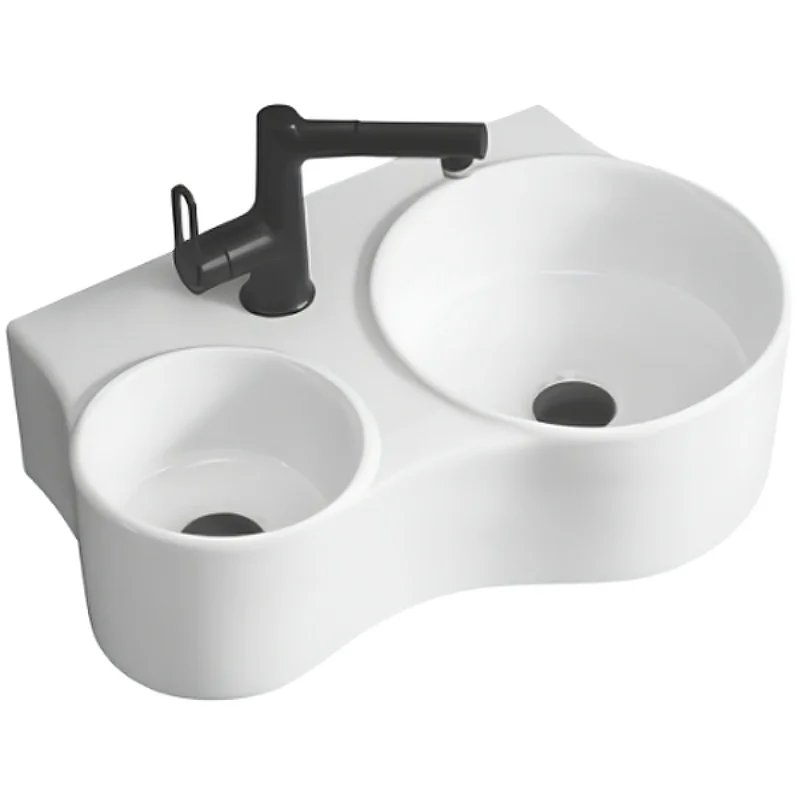 Раковина Double NAPOLI (610х385х180) двойная накладная Ceruttispa Раковина Double NAPOLI (610х385х180) двойная накладная Ceruttispa