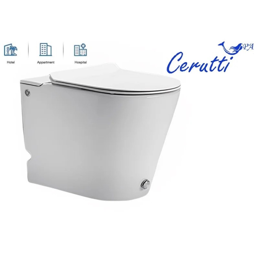 Унитаз ARGENTERA Pulse приставной с функцией импульсного смыва Cerutti SPA  CT7267