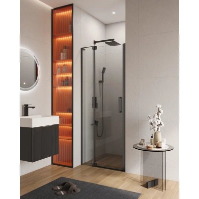 Душевая дверь CEZARES SLIDER-B-1-70/80-C-NERO