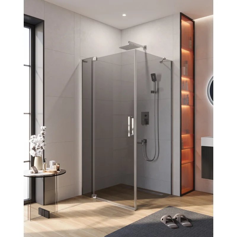 Душевой уголок Cezares SLIDER-AH-1-100-100/110-GRIGIO-Cr Душевой уголок Cezares SLIDER-AH-1-100-100/110-GRIGIO-Cr