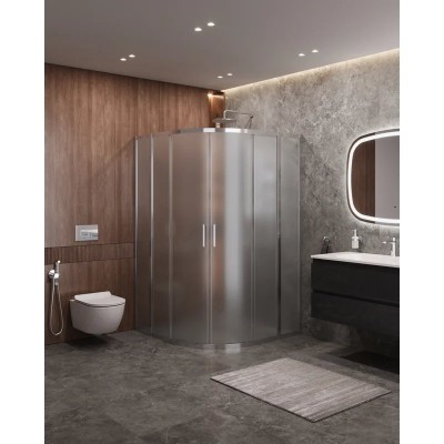 Душевой уголок Cezares MOLVENO-R-22-100+20-P-Cr
