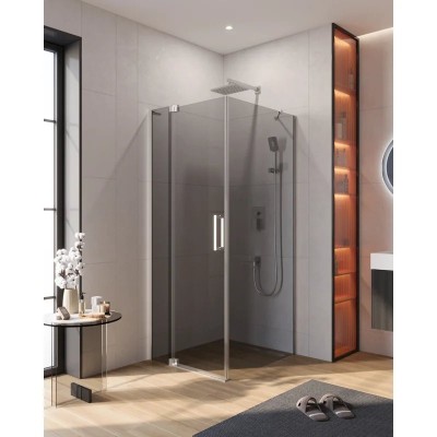 Душевой уголок Cezares SLIDER-AH-1-90-70/80-GRIGIO-Cr