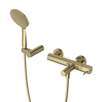 Смеситель для ванны и душа Cezares LEAF-VD-L-SR