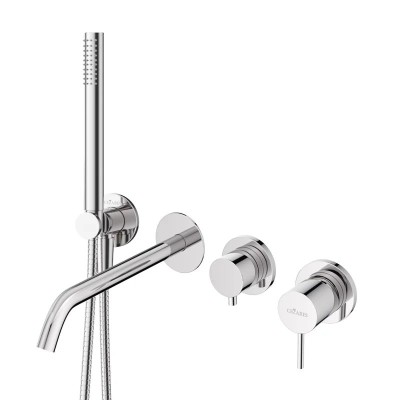 Встраиваемый смеситель для ванны и душа Cezares LEAF...