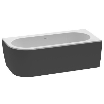 Акриловая ванна CEZARES SLIM CORNER-180-80-60-R-NERO...