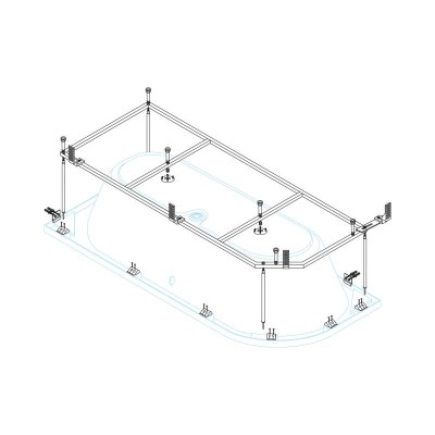 Металлический каркас CEZARES METAURO CORNER-MF
