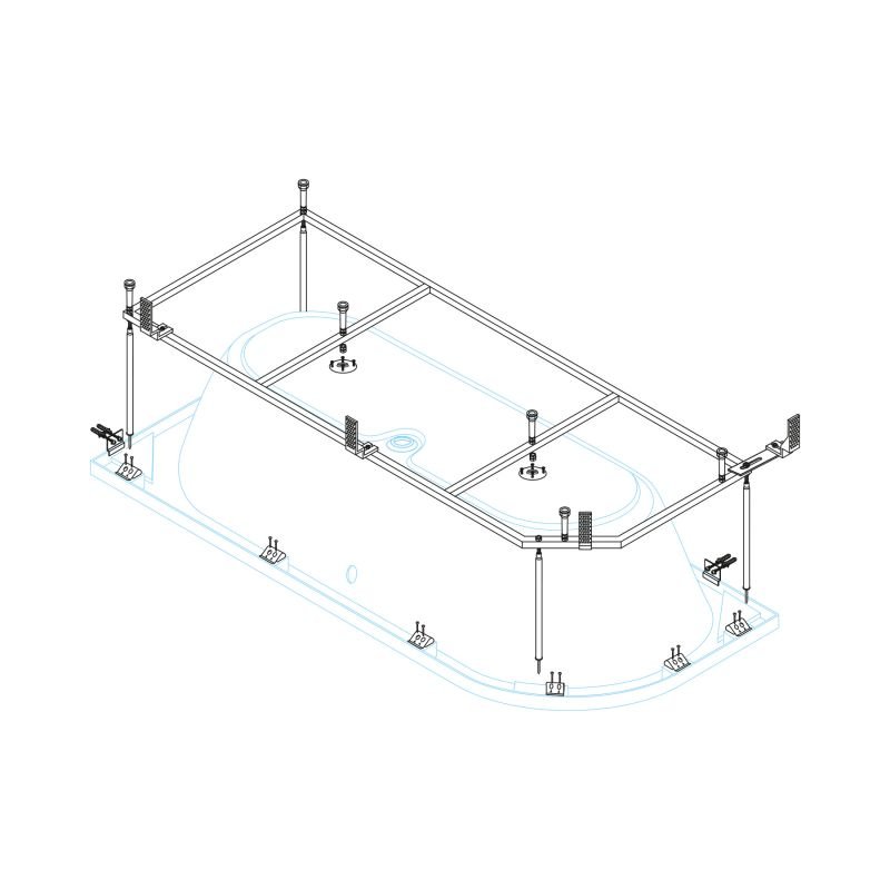 Металлический каркас CEZARES METAURO CORNER-MF Металлический каркас CEZARES METAURO CORNER-MF