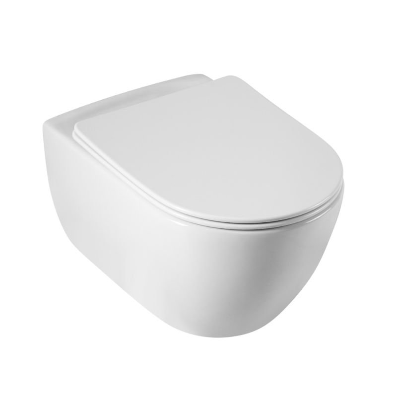 Чаша подвесного унитаза безободкового CEZARES COMFORT CZR-191-TH/BS Чаша подвесного унитаза безободкового CEZARES COMFORT CZR-191-TH/BS