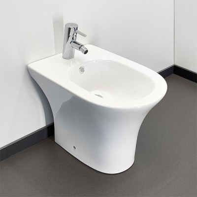 Напольное биде Comforty 00-00012870 с переливом Белый